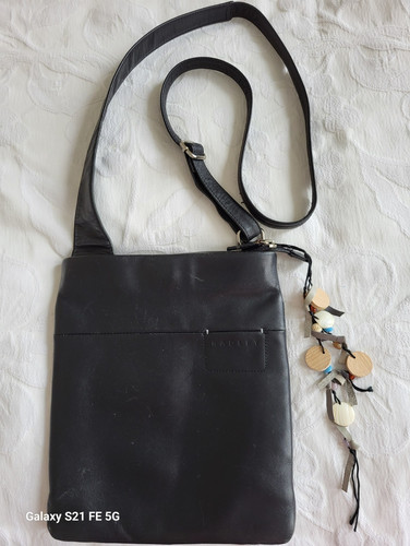 Radley black leather zip - radley,