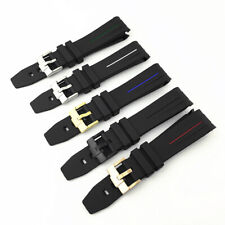 Rubber Silicone Watch Straps Wristbands Fit Rolex Submariner 20/21mm Connector