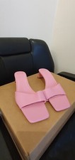 Zara Pink Sandals Mules 39 Uk