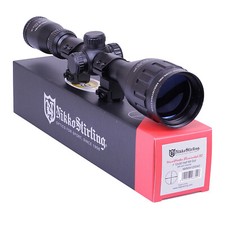 Nikko MOUNTMASTER 4-12x50 ILLUMINATED PX AO Adj Zoom Rifle SCOPE Sight + MOUNTS