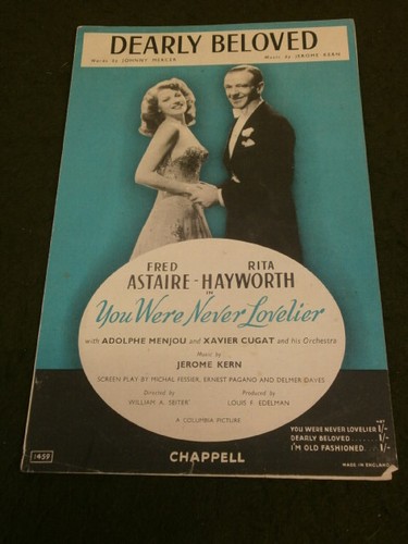 Original sheet music dearly - original,