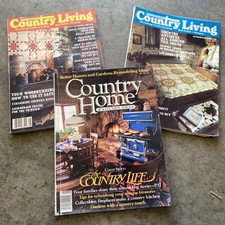 Country Living Magazines Lot