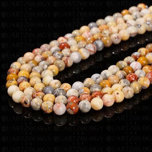 Crazy lace agate - lace, beads