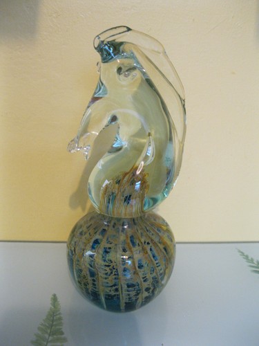 Mdina seahorse art - seahorse, glass