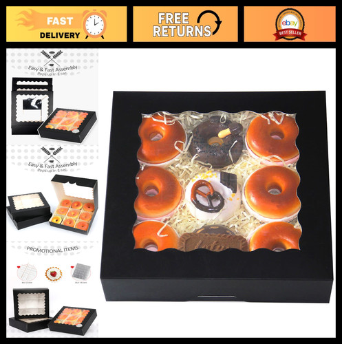Black bakery box with - box,