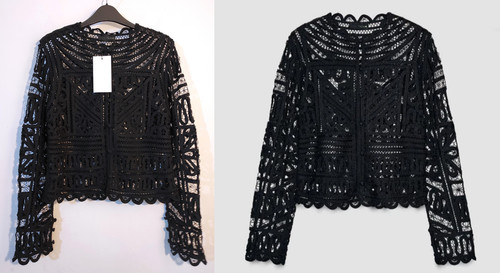 Zara crochet lace blouse - crochet, top