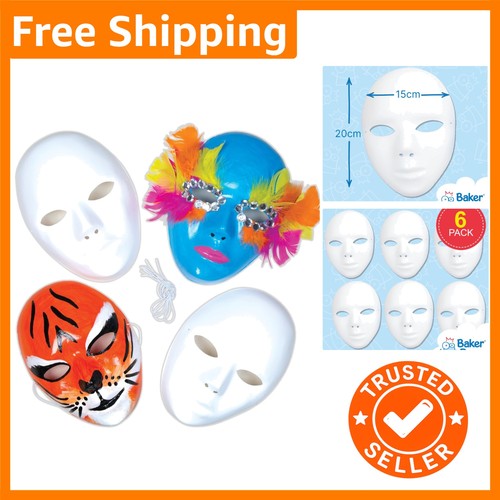 Durable white plastic masks - durable,