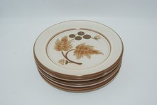 Six Vintage Denby Cotswold Salad Plates 8”