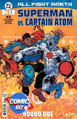 Superman vs captain - dc, k.o.: