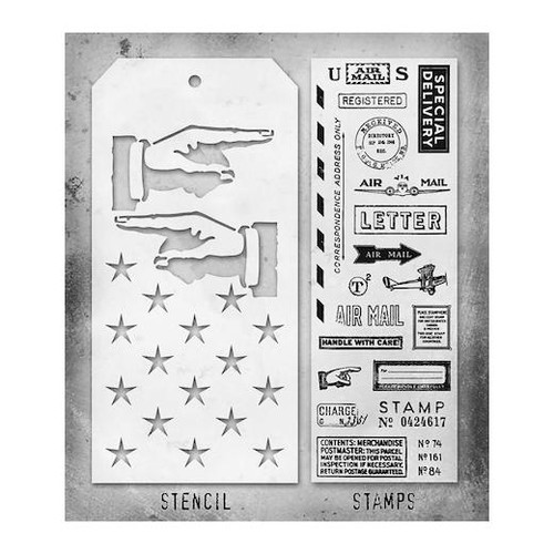Tim holtz mixed media stamps - mixed,
