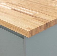 Solid Oak Kitchen Wood Worktops | 2000mm x 620mm x 40mm | Wooden Countertops