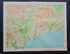 Antique 1903 Map - Exeter -