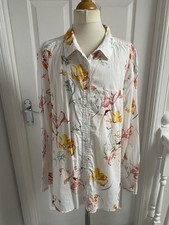 Ladies Fat Face White Cotton