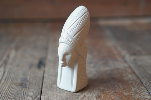Vintage hand carved stone - vintage,