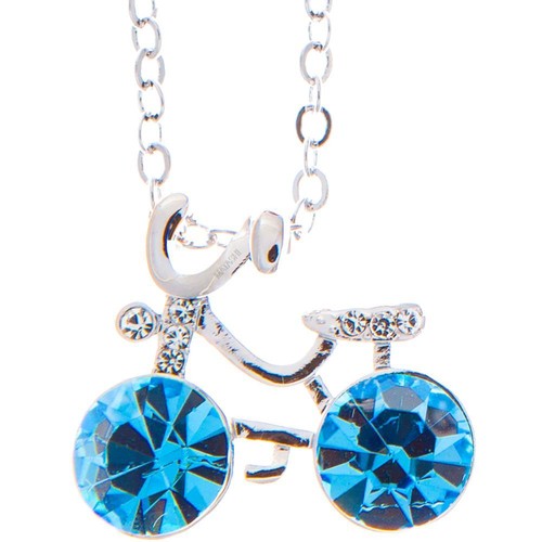 Matashi rhodium plated bicycle - matashi,
