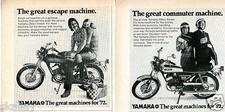 1972 small Print Ad of Yamaha