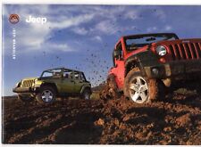 Jeep Wrangler 2007 UK Market Sales Brochure Sport Sahara Rubicon 2.8 CRD 3.8 V6