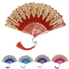 Lace Hand Fan Spanish Fabric