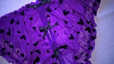 Sexy Sheer Purple Frilly See