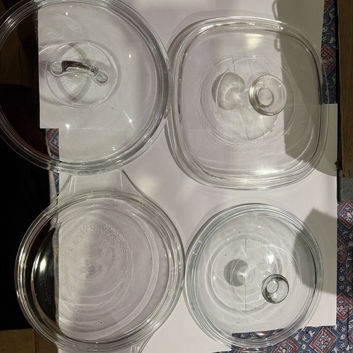 Pyrex lids - lids, x4