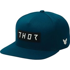 Thor Rogue Textile Motorcycle Motorbike Motocross Casual Wear Hat - Slate Blue