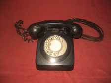 Vintage black telephone rotary