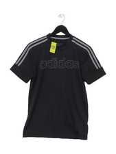 Adidas Y-3 Women's T-Shirt S Black 100% Polyester Basic