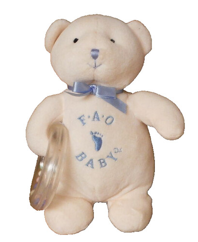 Fao schwarz teddy bear creamy - schwarz,