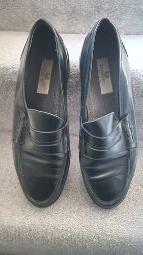 Black leather penny loafers - penny,