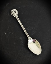 Scottish Silver Iona Viking Ship Alexander Ritchie Design Spoon Shipton Co 1955