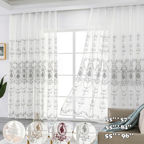 Pair voile sheer - voile,