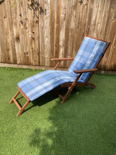 Hardwood steamer chairs - 2,