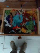 Embroidery Skeins Tapestry Wool Yarn Multiple Colors and Materials