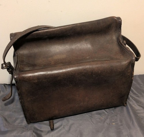 Antique leather accordion - antique,