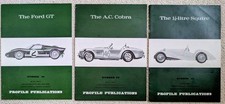 3x Profile Publications. Cars. Nos. 60, 64 & 90. AC Cobra, 1.5l Squire & Ford...