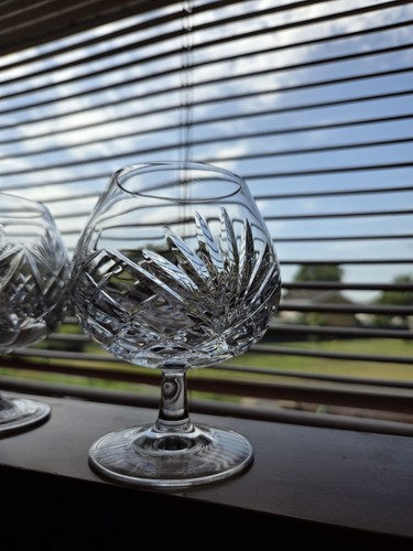 Vintage crystal cut brandy - crystal,
