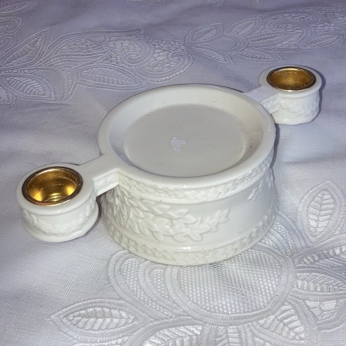 Ceramic wedding unity candle - ceramic,