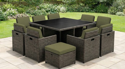 12pc rattan garden - rattan,