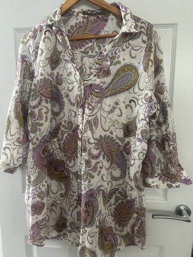 Zara lightweight paisley loose - lightweight,