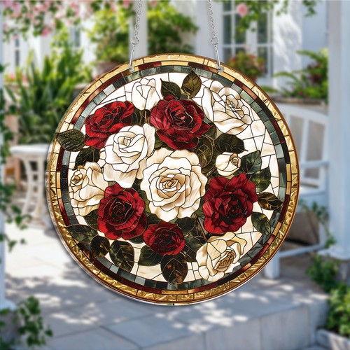 White red roses - white,