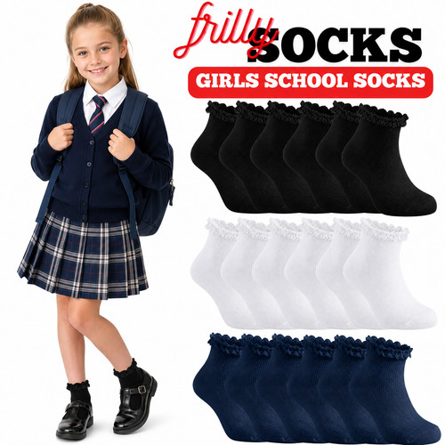 Pairs girls ankle socks - girls,