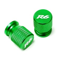 YAMAHA R6 Metal Dust Caps Pair