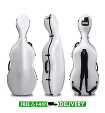 Advanced 4/4 White Cello Case