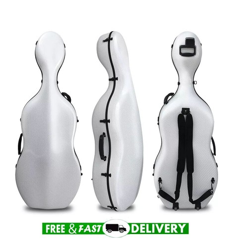 Advanced white cello case - 4/4,