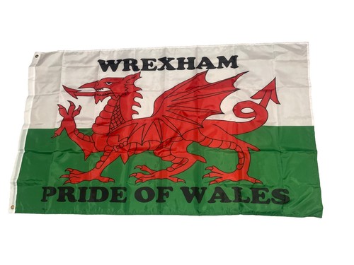Wrexham flag 5ft 3ft - flag, by