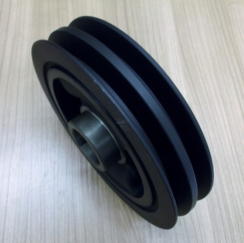 Engine crank shaft - shaft, pulley