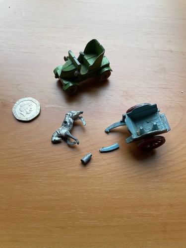 Vintage lead toys milk - vintage,