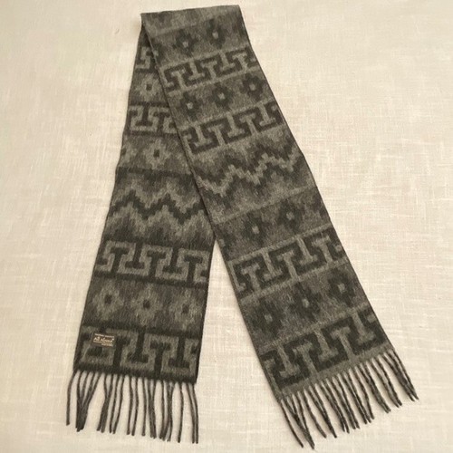 Alpaca scarf geometric design - scarf,