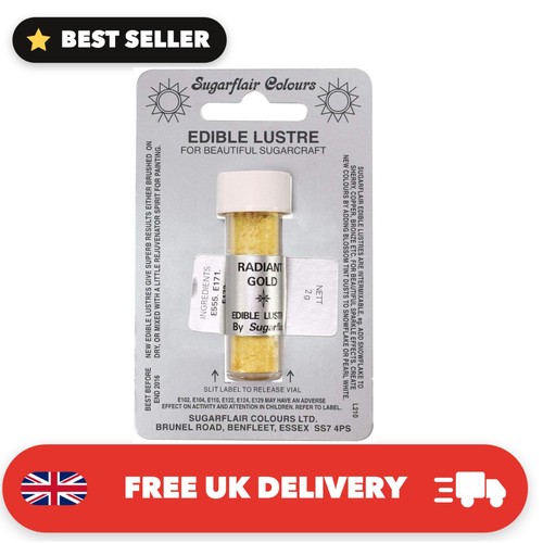 Sugarflair radiant gold - radiant, edible