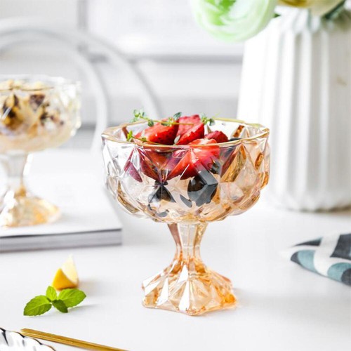 Geometric gold dessert - geometric,